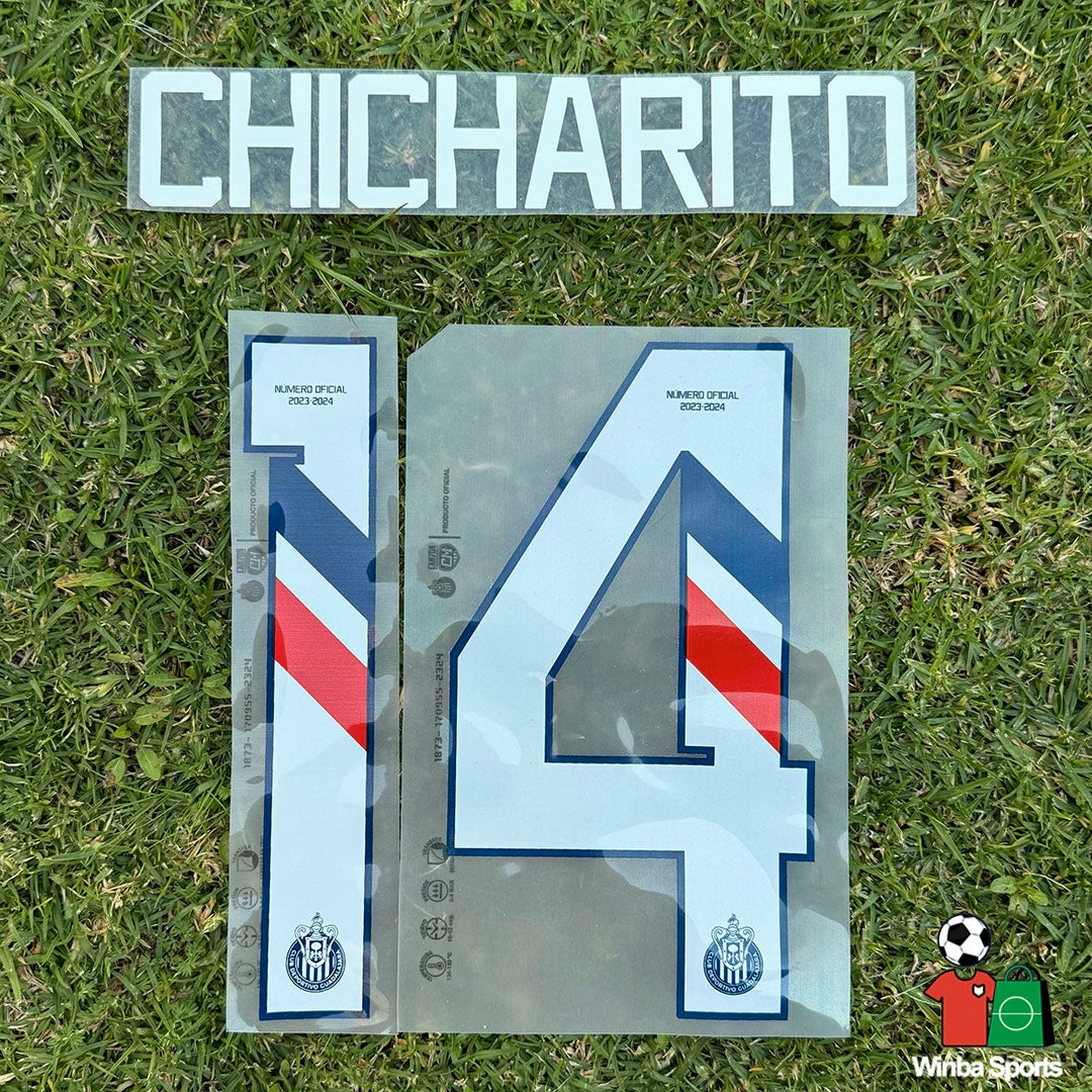 Estampado Chicharito oficial Chivas Local 2024