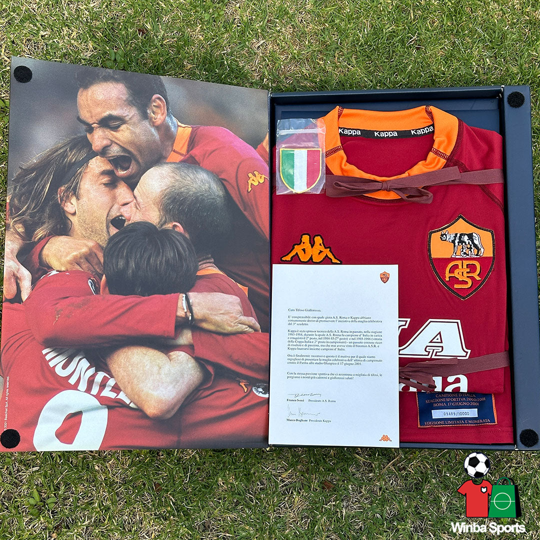 Jersey AS ROMA CAMPIONI D´ ITALIA 2000-2001