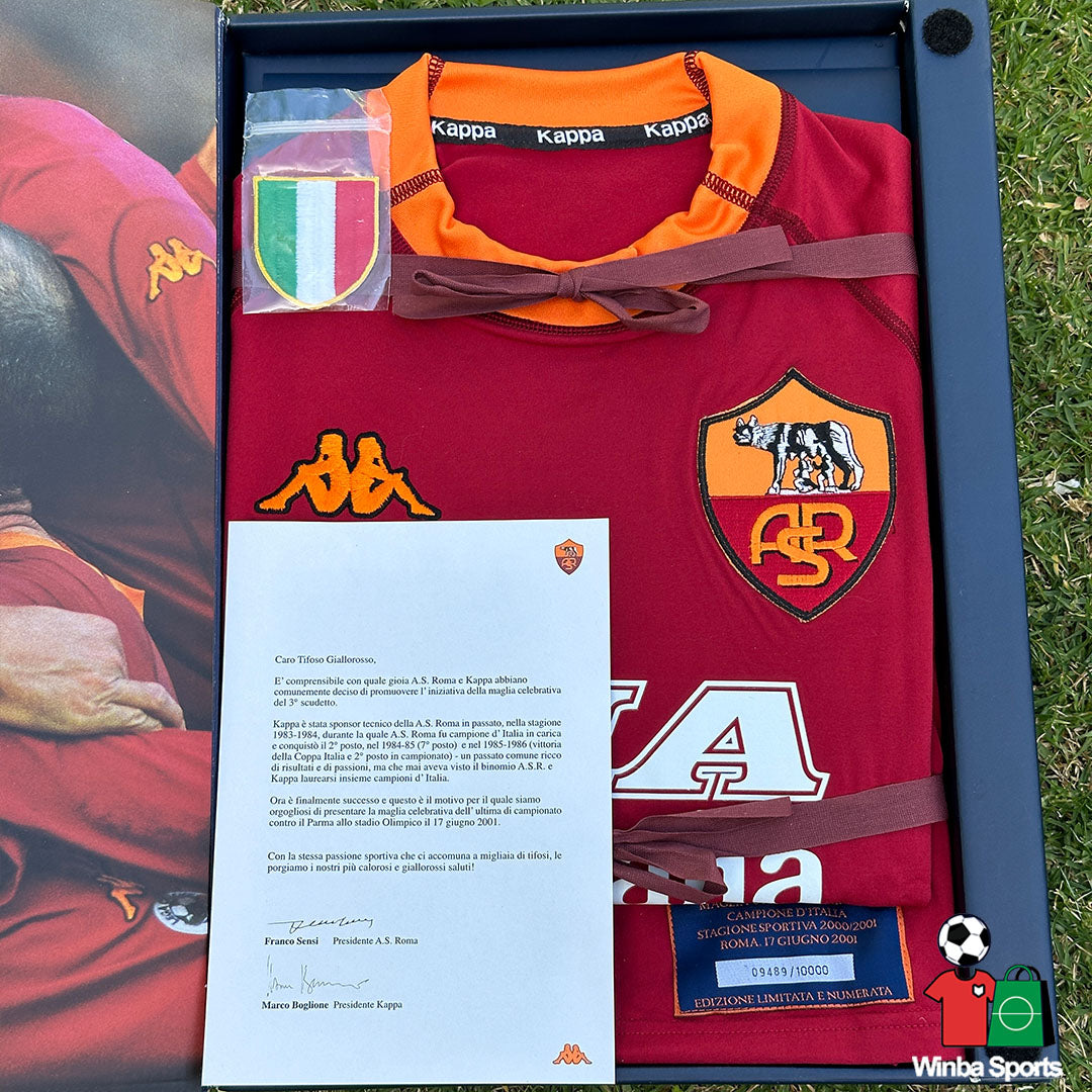 Jersey AS ROMA CAMPIONI D´ ITALIA 2000-2001