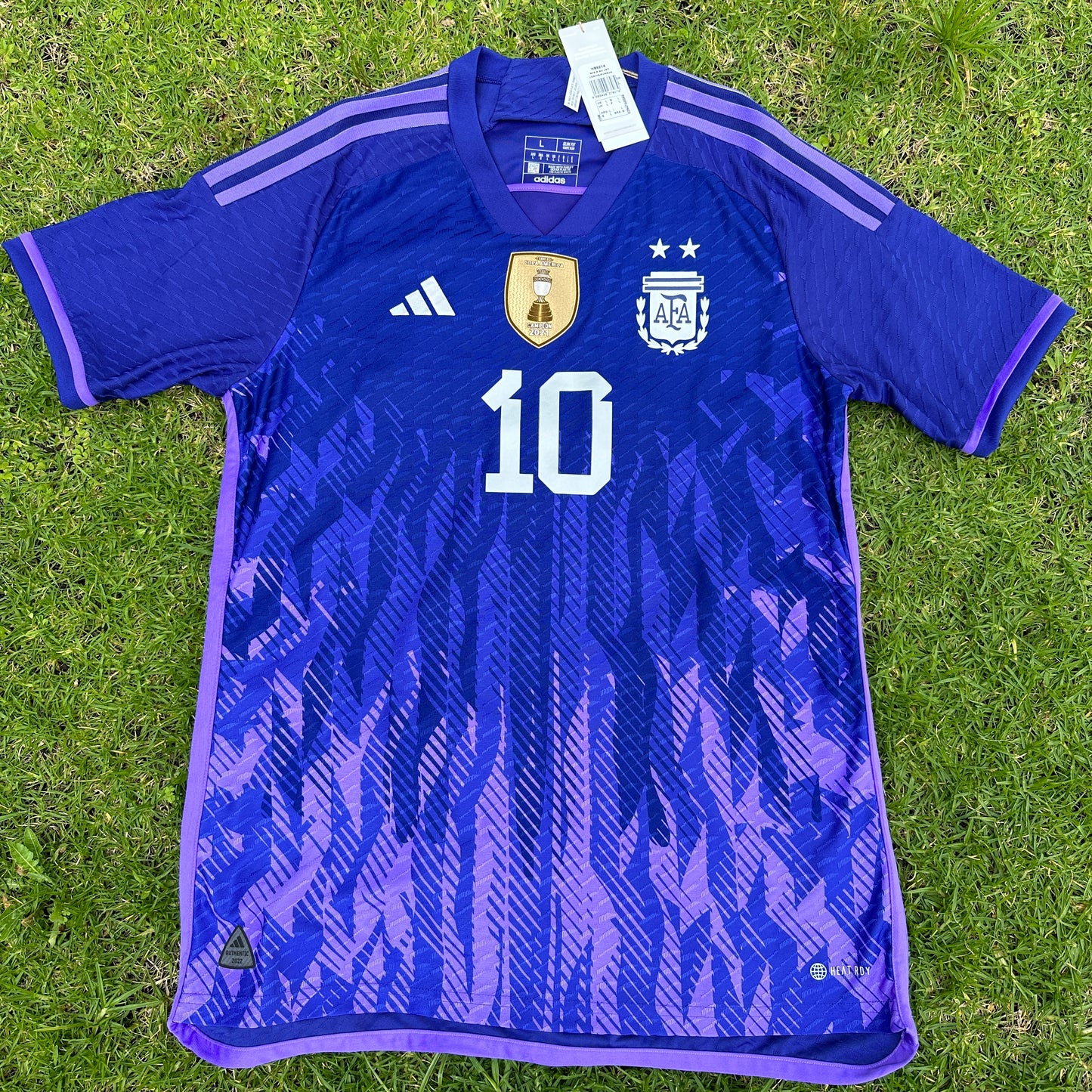 Jersey Argentina Messi Visita 2022/2023 Versión Jugador