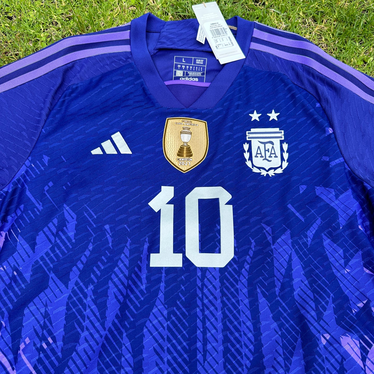 Jersey Argentina Messi Visita 2022/2023 Versión Jugador