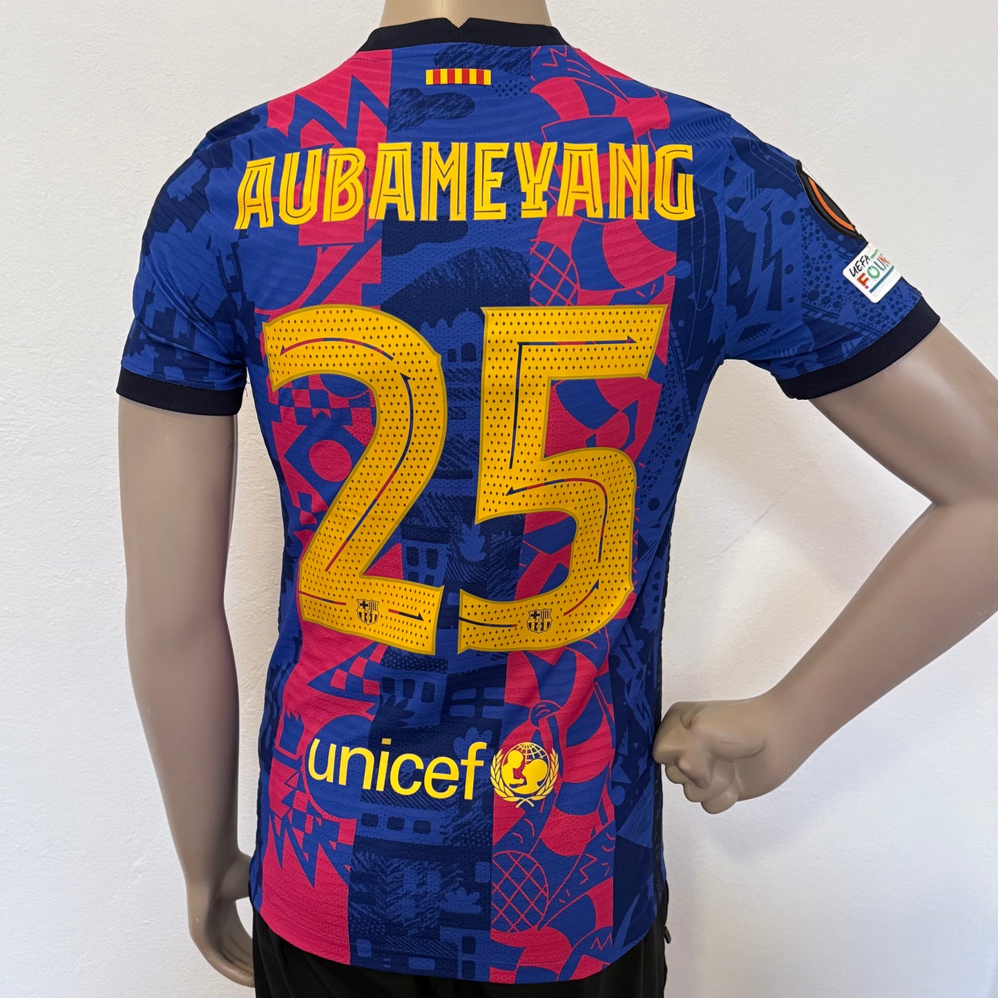Jersey F.C.B Barcelona Edición Europa League 21/22 Aubameyang