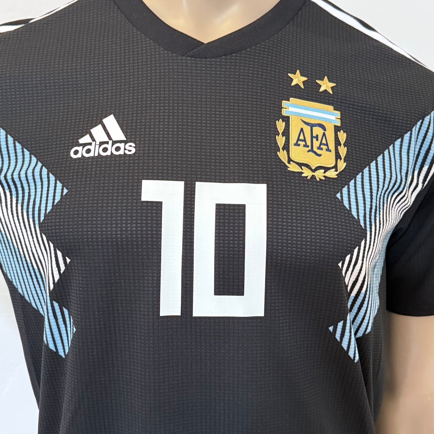 Jersey Argentina 2018 visita, versión jugador.
