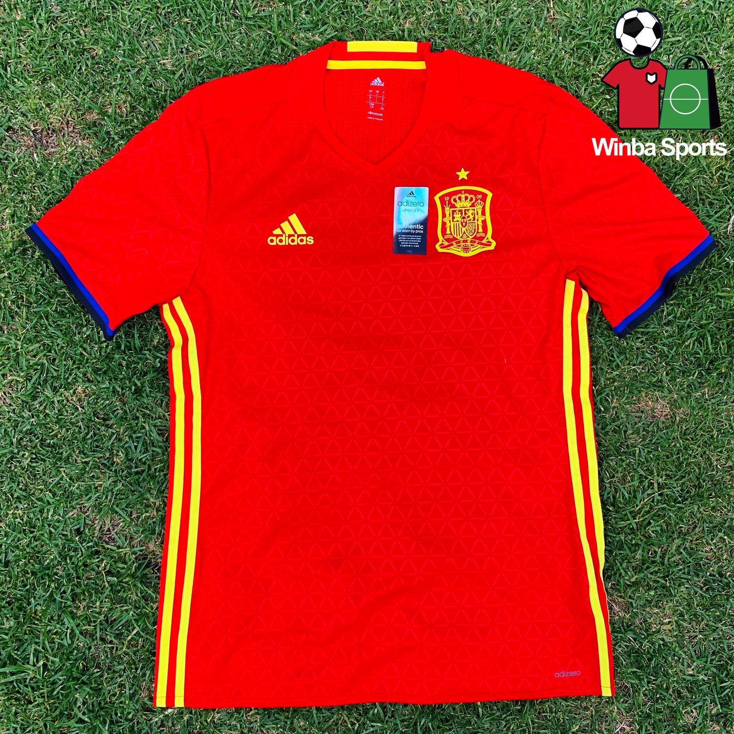 Jersey España Local Euro 2016 Versión jugador